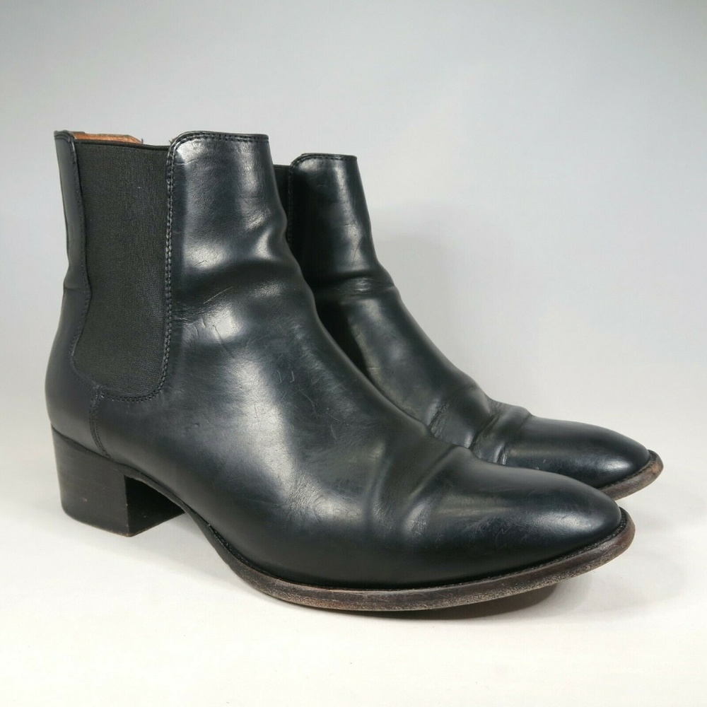 Frye Dara Chelsea Black Ankle Boots